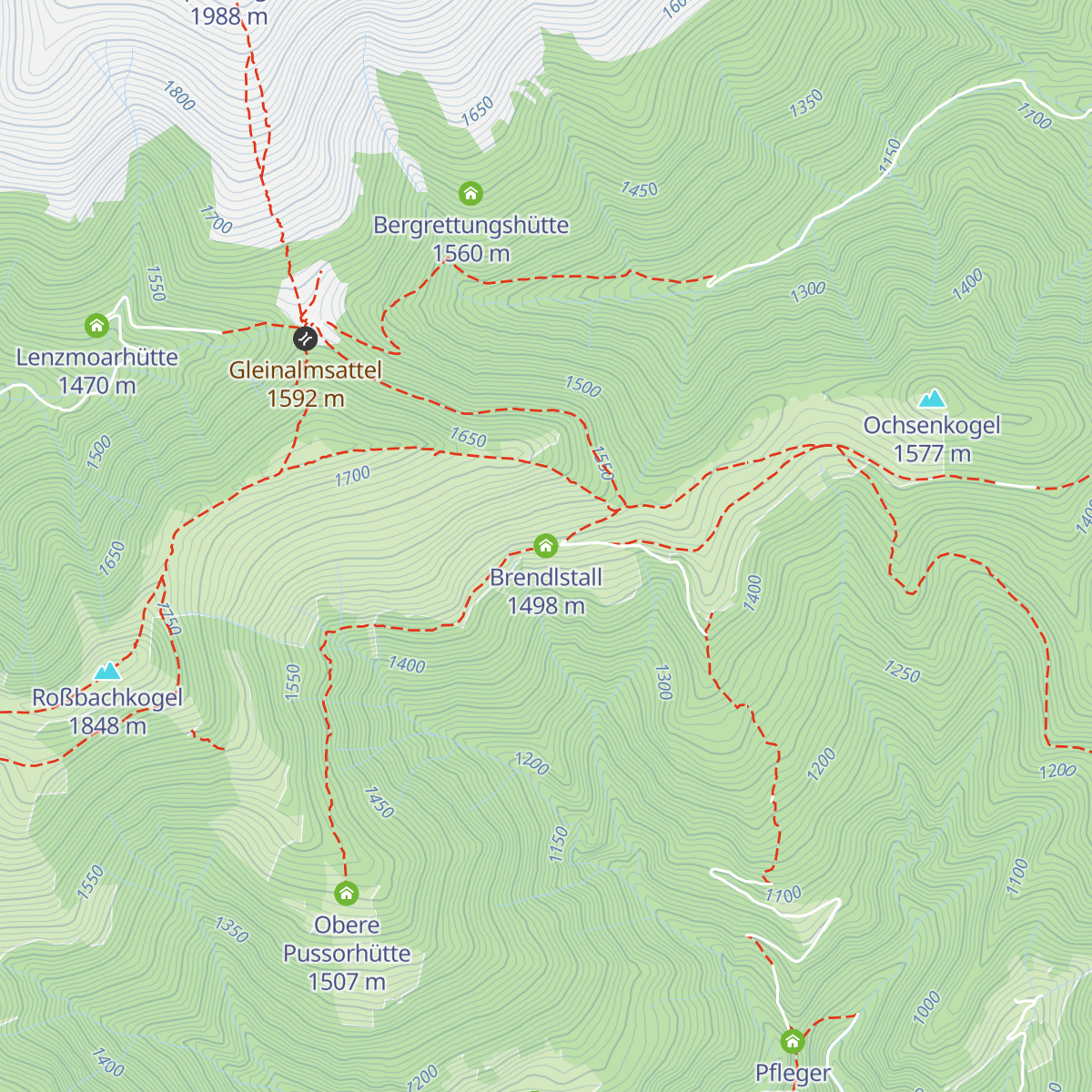 Brendlstall map