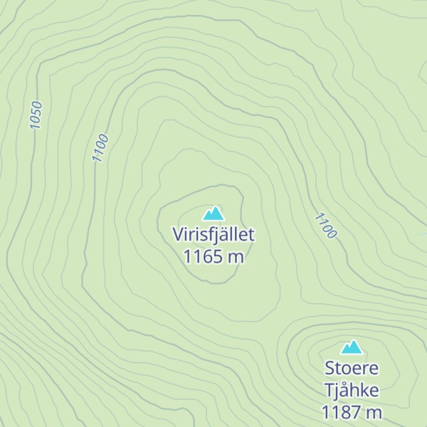 Map of Virisfjället
