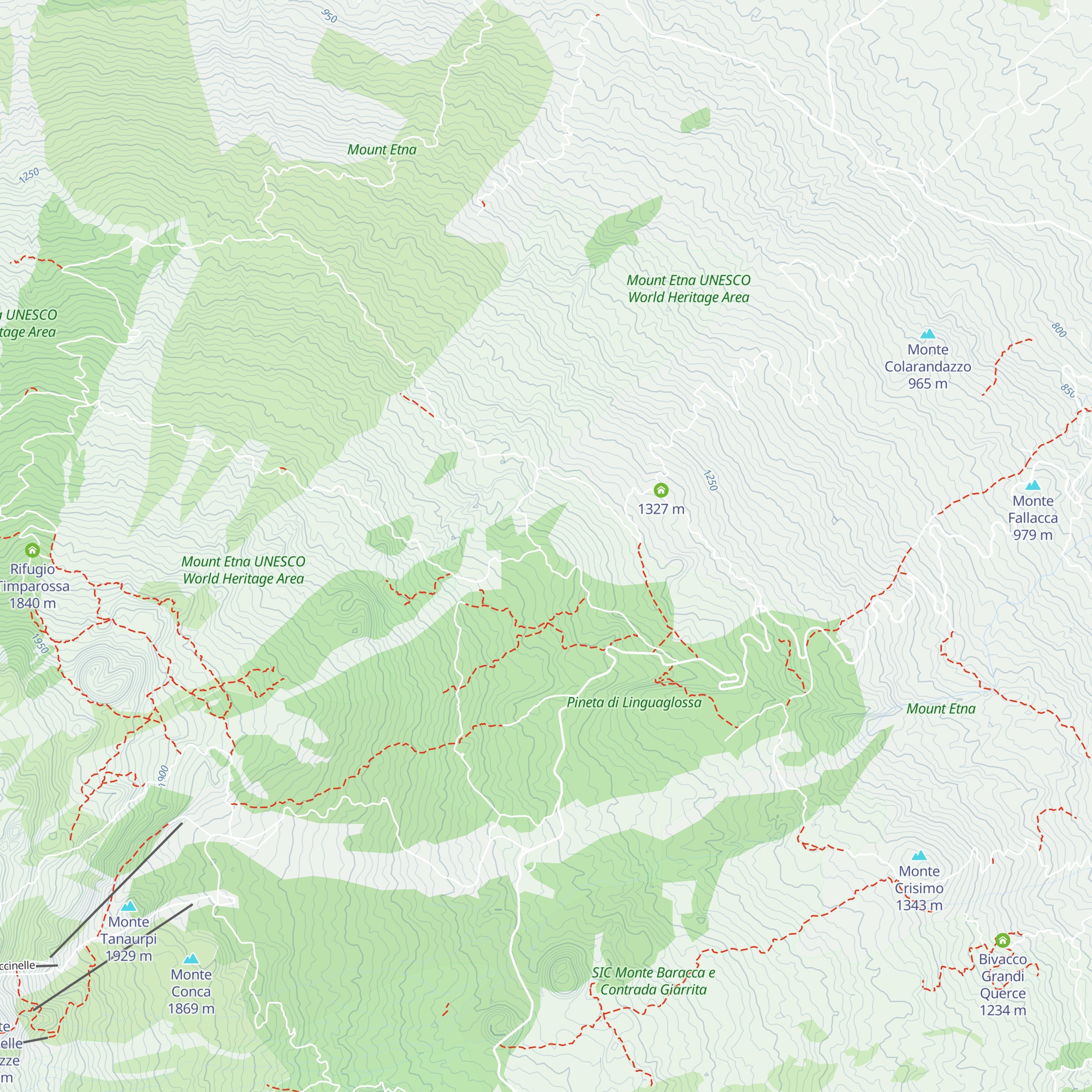 Caserma Pitarrone map