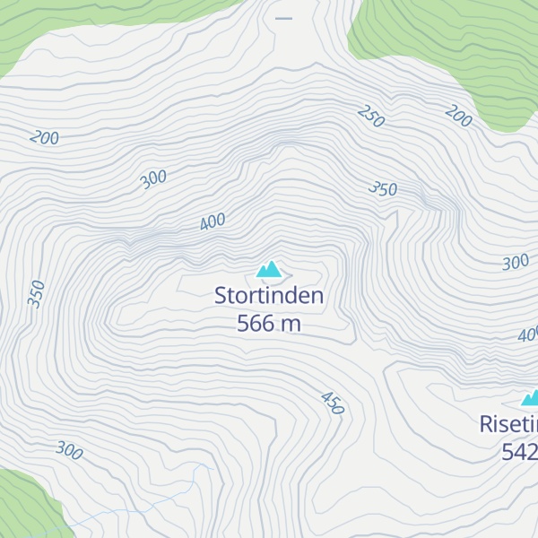 Map of Stortinden