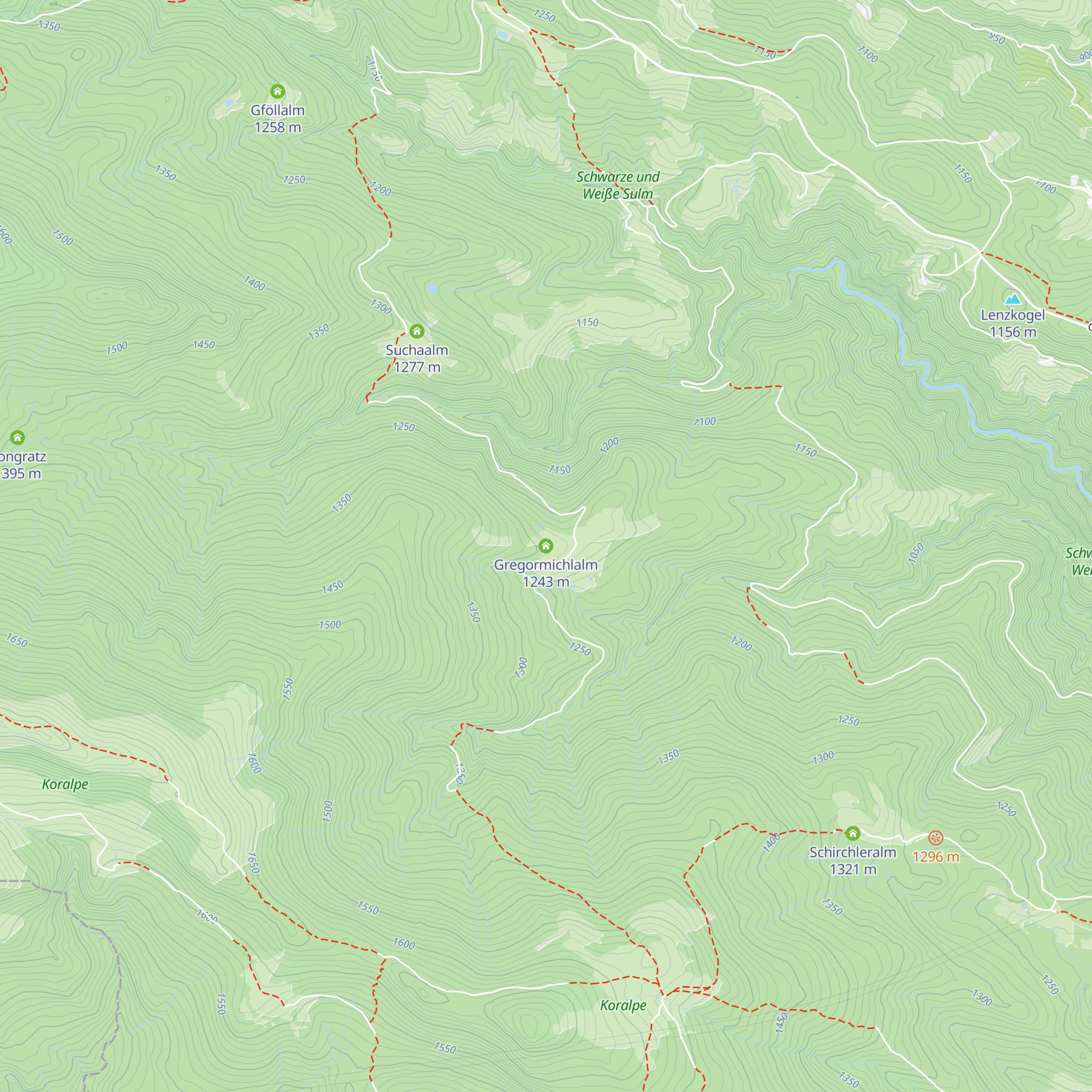 Gregormichlalm map