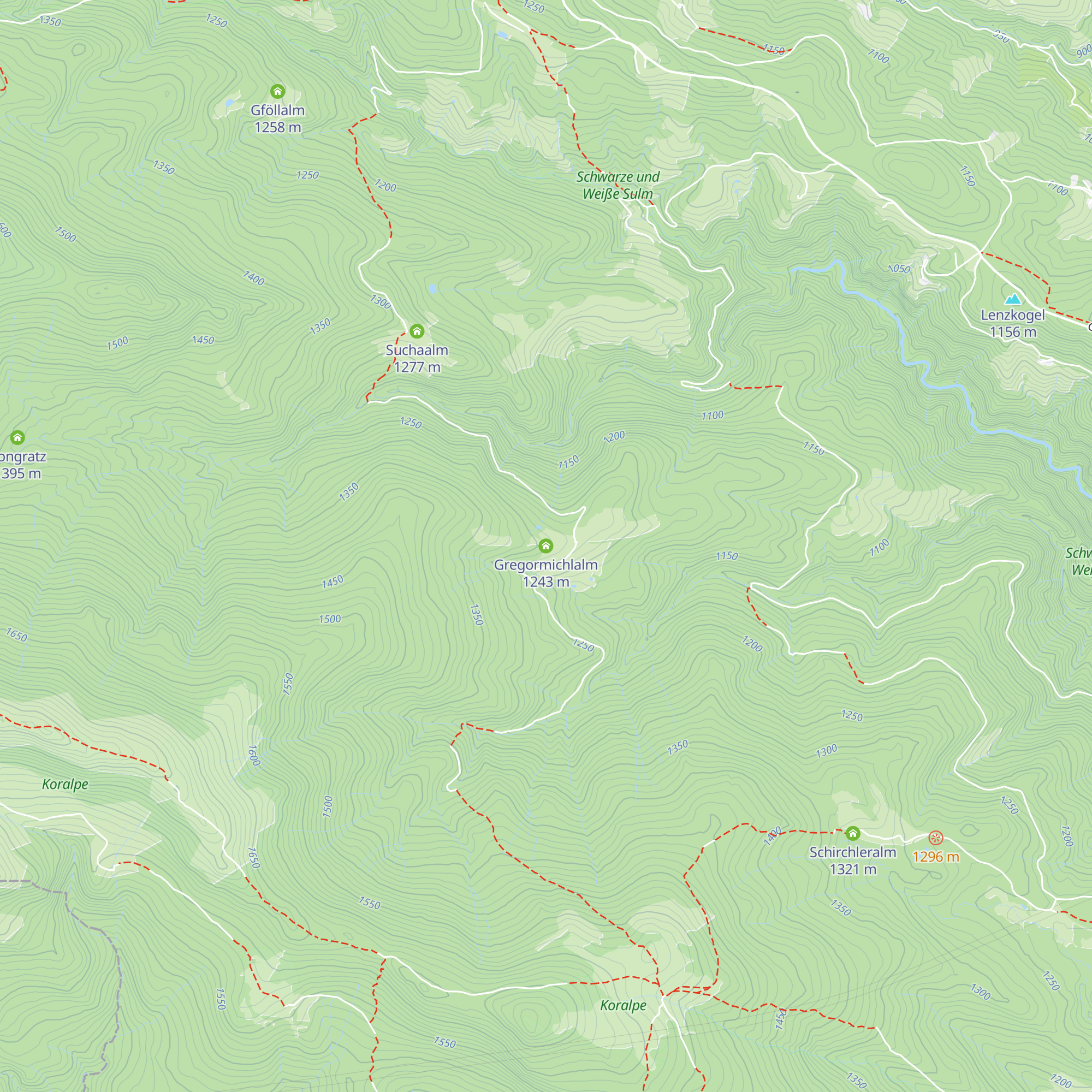 Gregormichlalm map