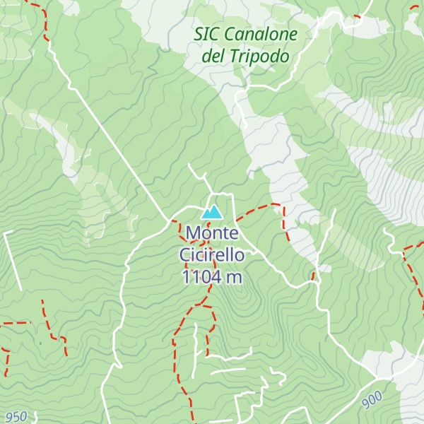 Map of Monte Cicirello