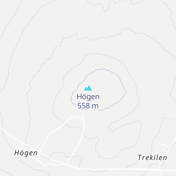 Map of Högen