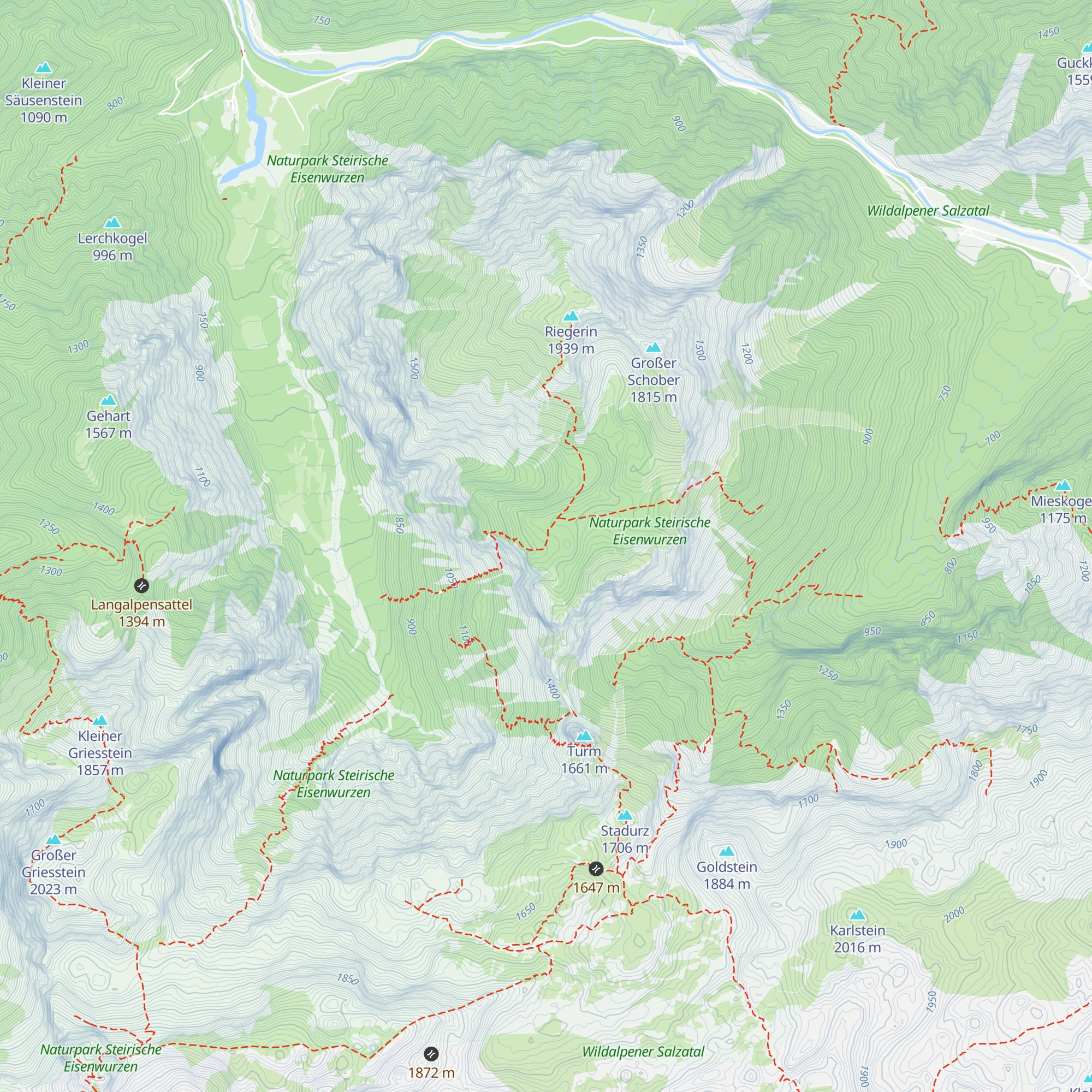 Harrimanhütte map