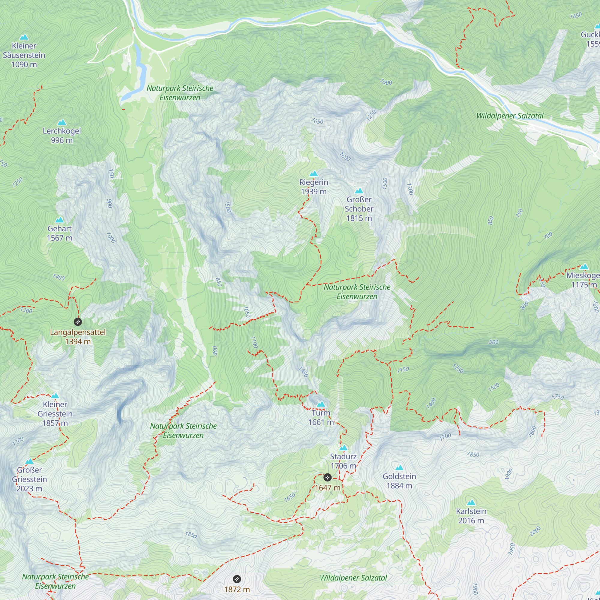Harrimanhütte map