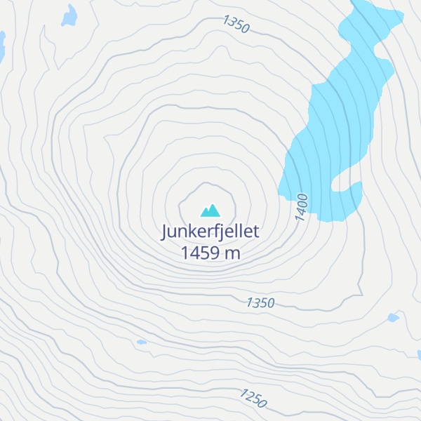 Map of Junkerfjellet