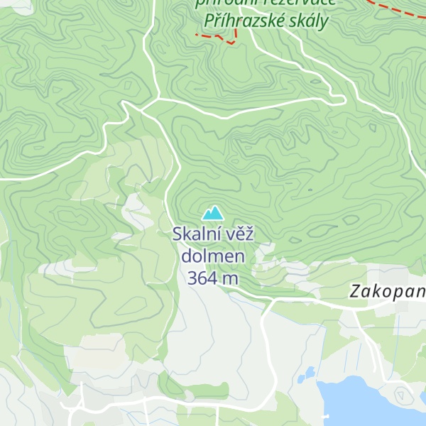 Map of Skalní věž dolmen