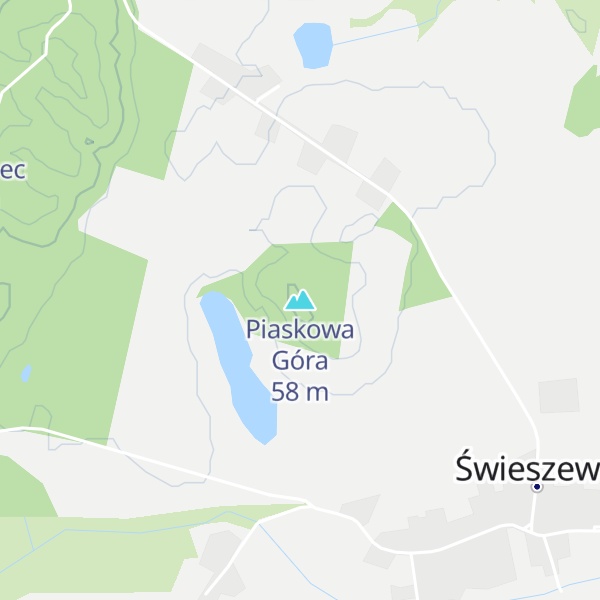 Map of Piaskowa Góra