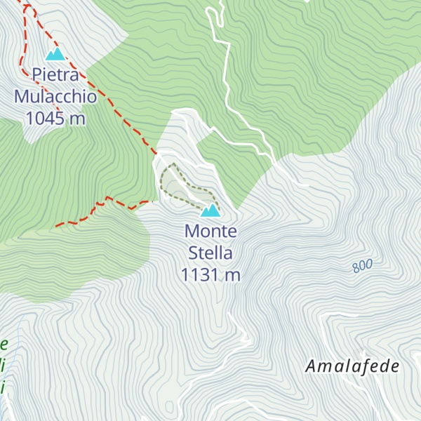 Map of Monte Stella