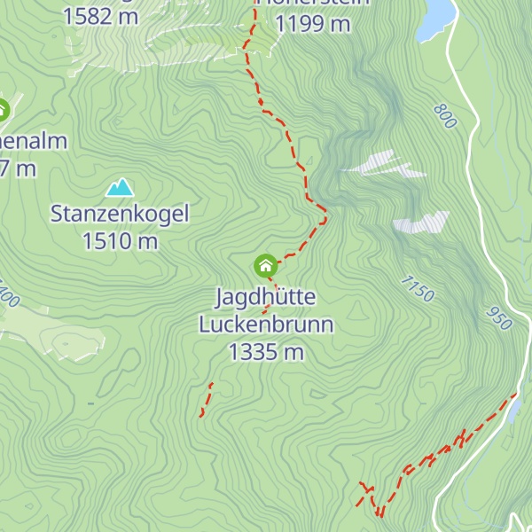Map of Jagdhütte Luckenbrunn