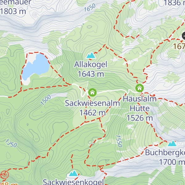 Map of Sackwiesenalm