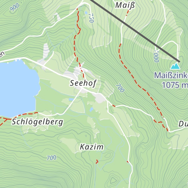 Map of Schlosstaverne Lunz am See