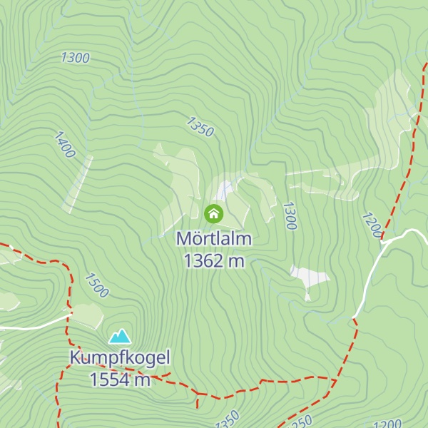 Map of Mörtlalm