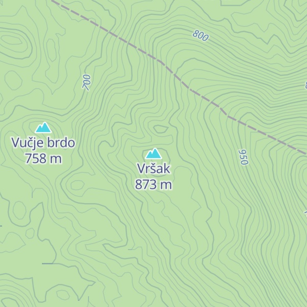 Map of Vršak