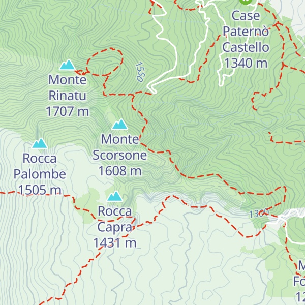 Map of Monte Cerasa