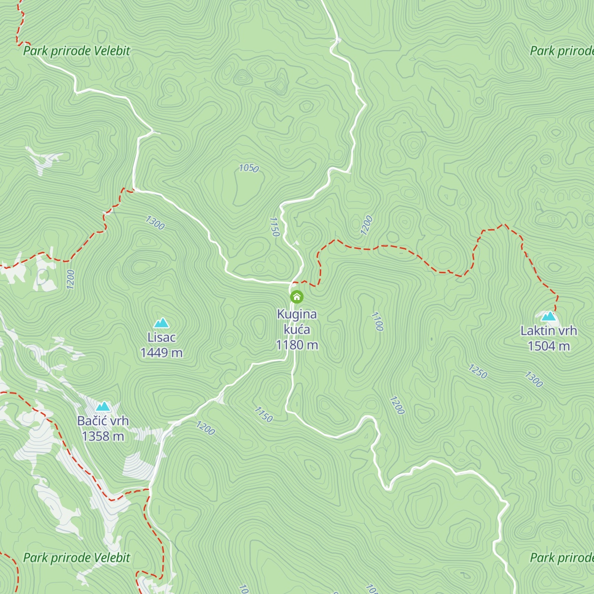 Kugina kuća map