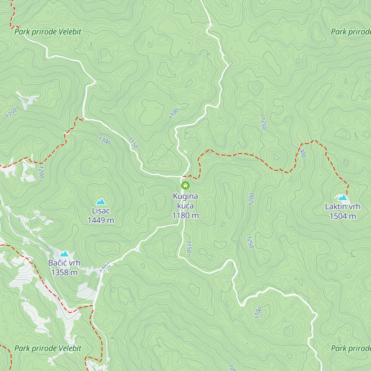 Kugina kuća map
