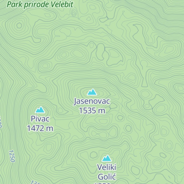 Map of Jasenovac