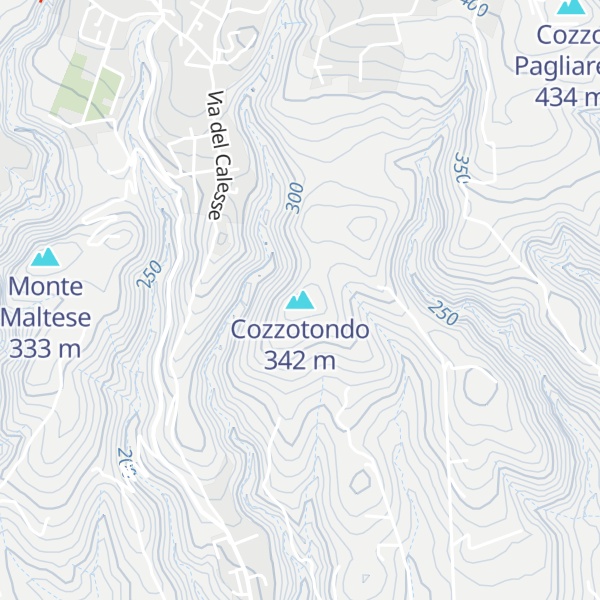 Map of Cozzotondo