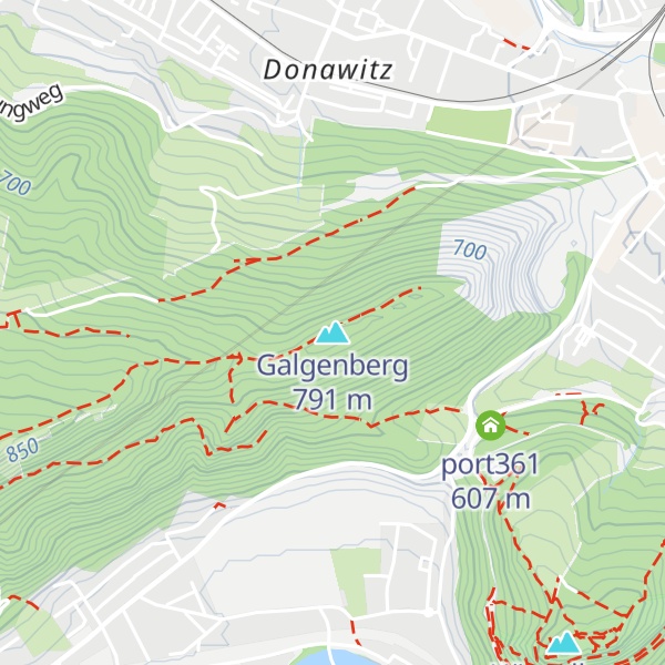 Map of Galgenberg
