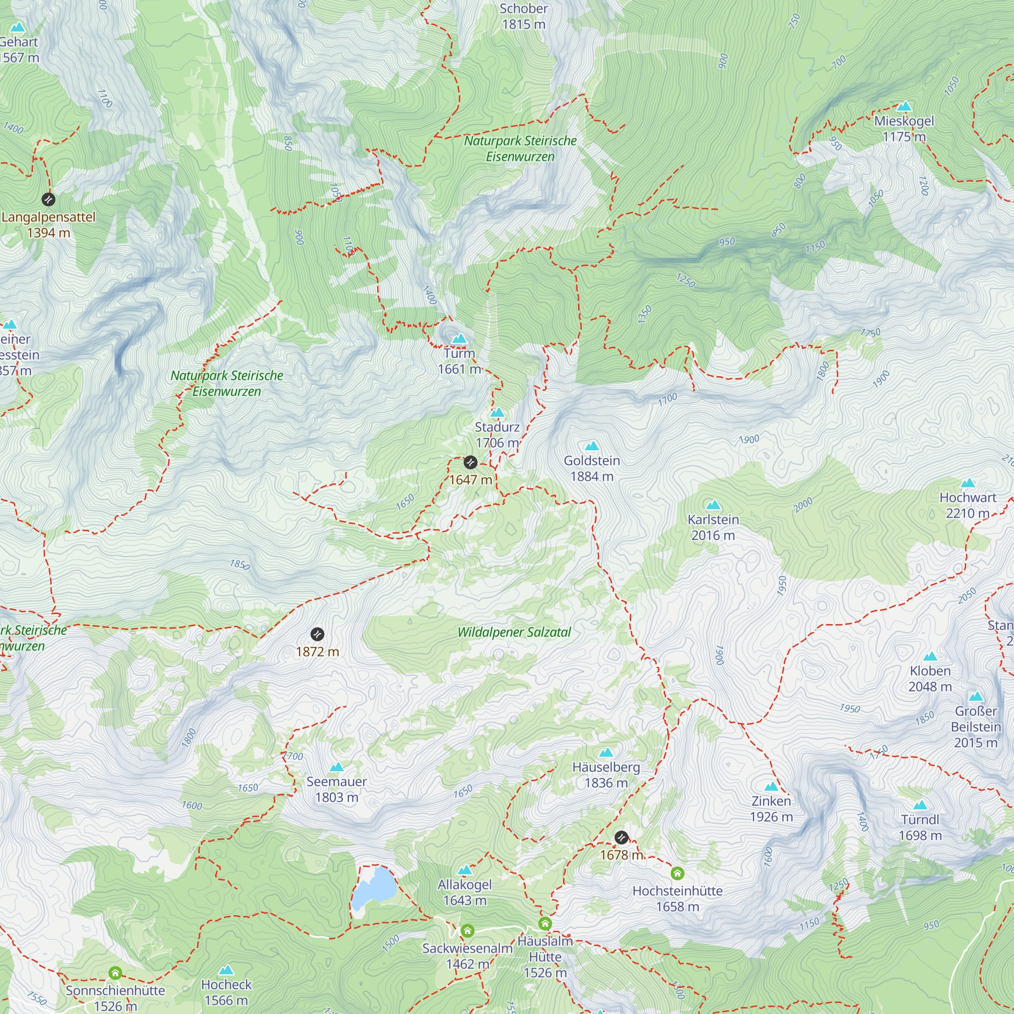 Hochalm map