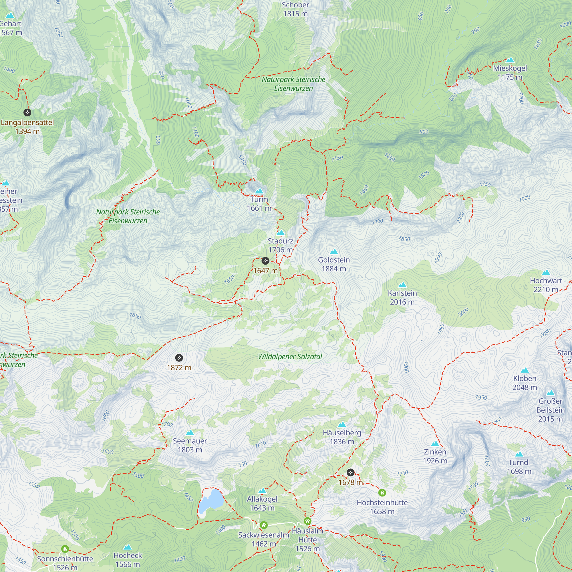 Hochalm map