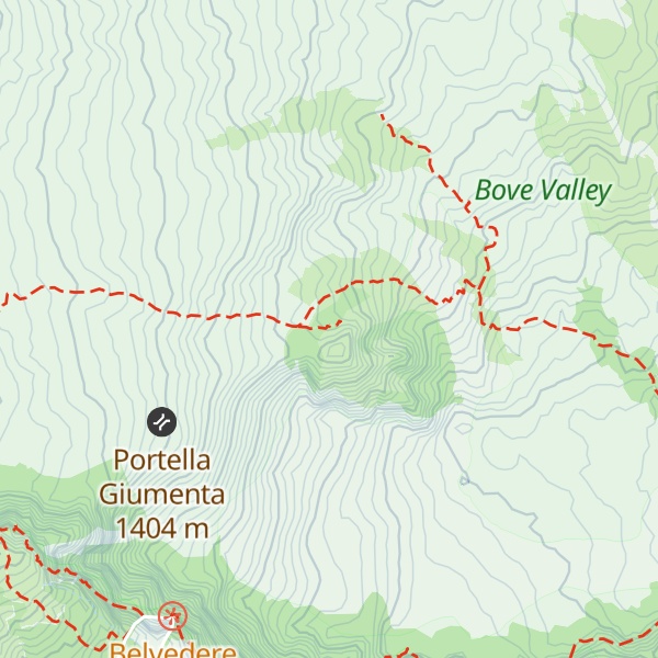 Map of Monte Calanna