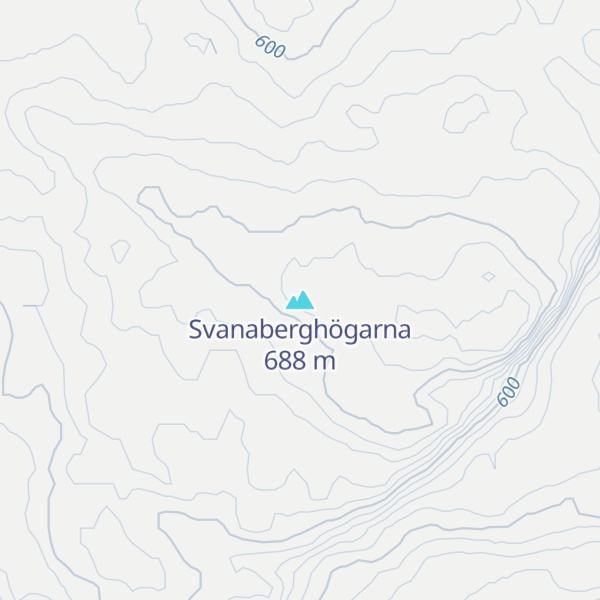 Map of Svanaberghögarna