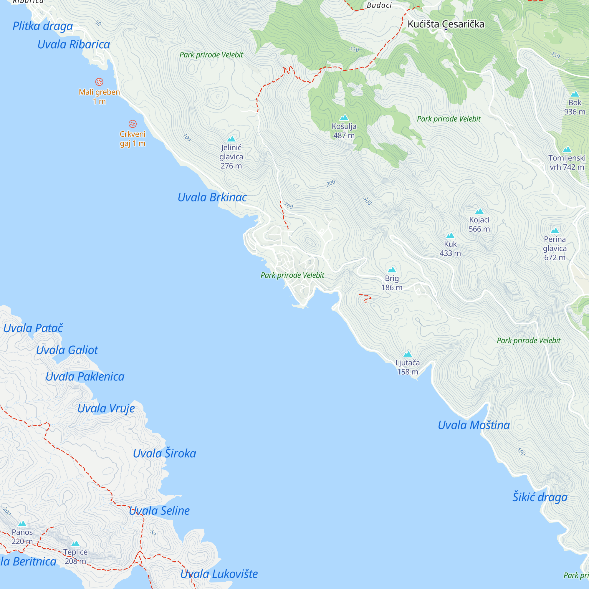 Turistička zajednica Općine Karlobag map