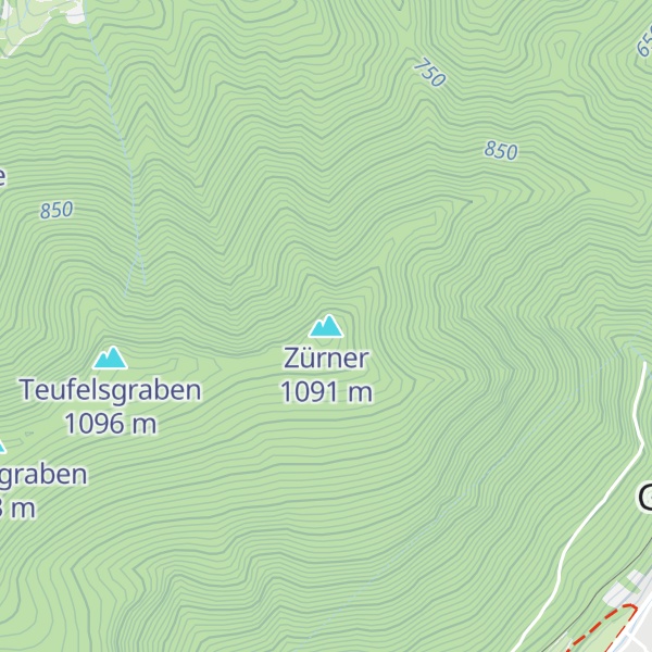 Map of Zürner