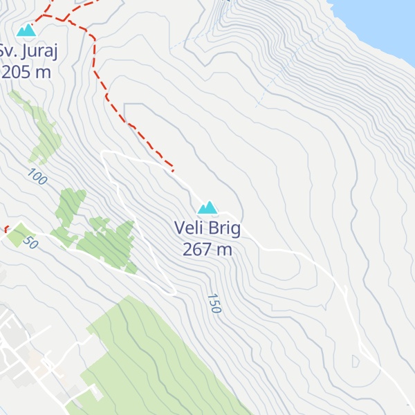 Map of Veli Brig
