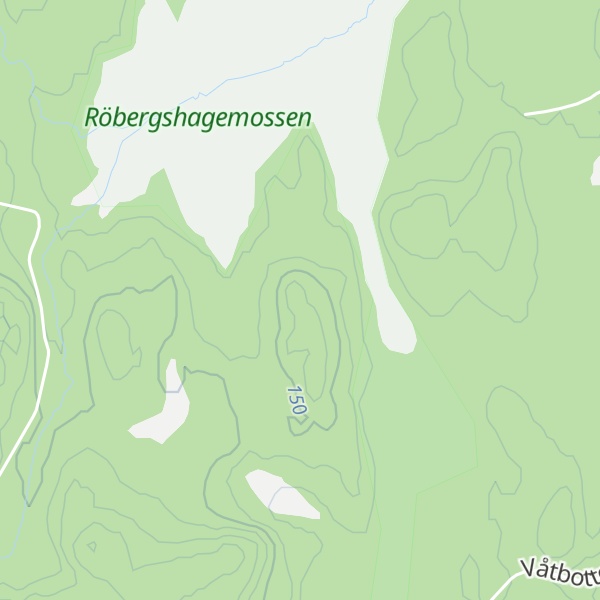 Map of Stora Röberget