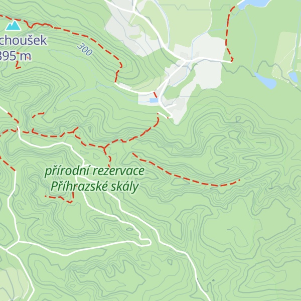 Map of Hladká věž