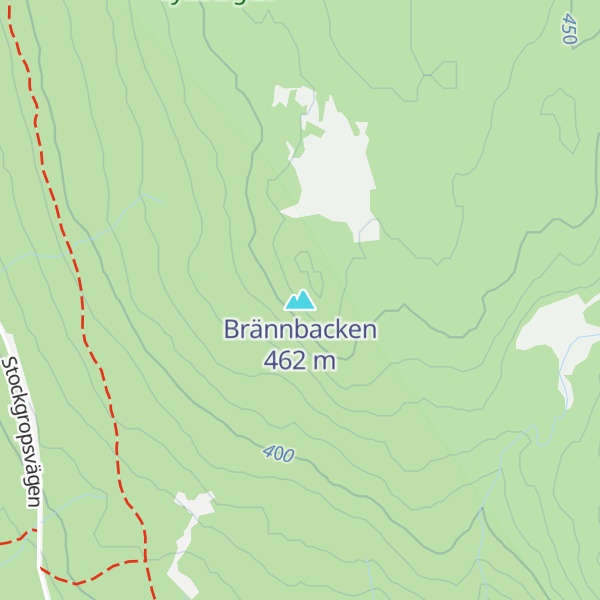 Map of Brännbacken