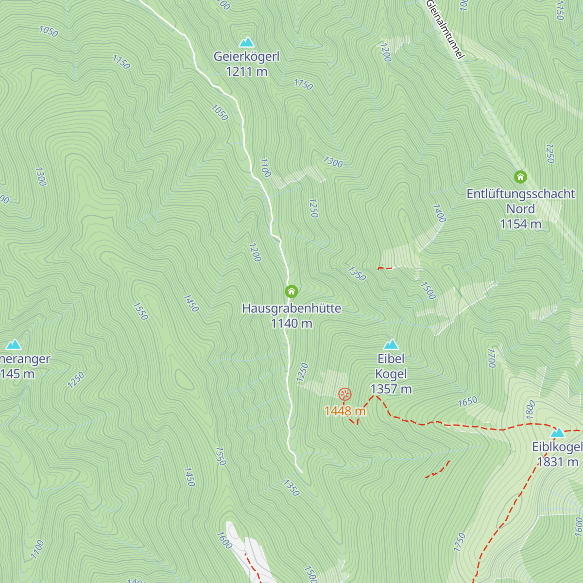 Hausgrabenhütte map
