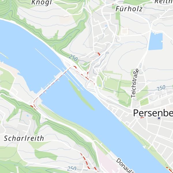 Map of Schloss Persenbeug