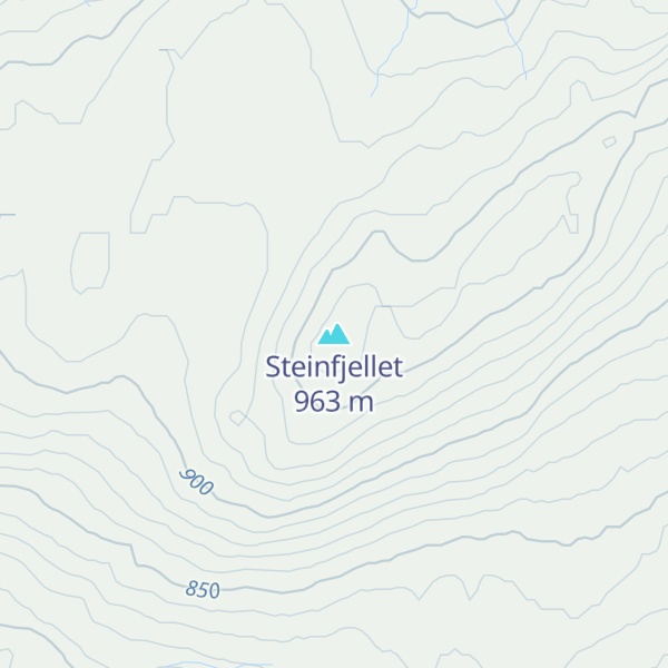 Map of Steinfjellet