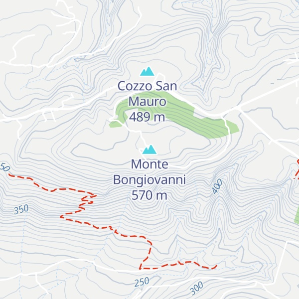 Map of Monte Bongiovanni