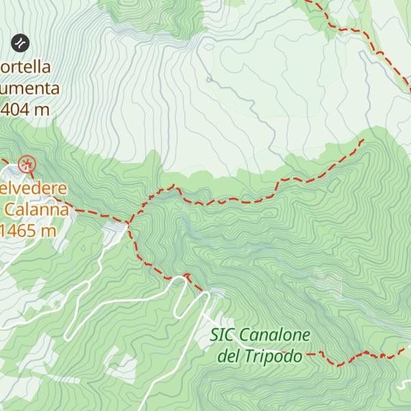 Map of Capanna del Ghiro