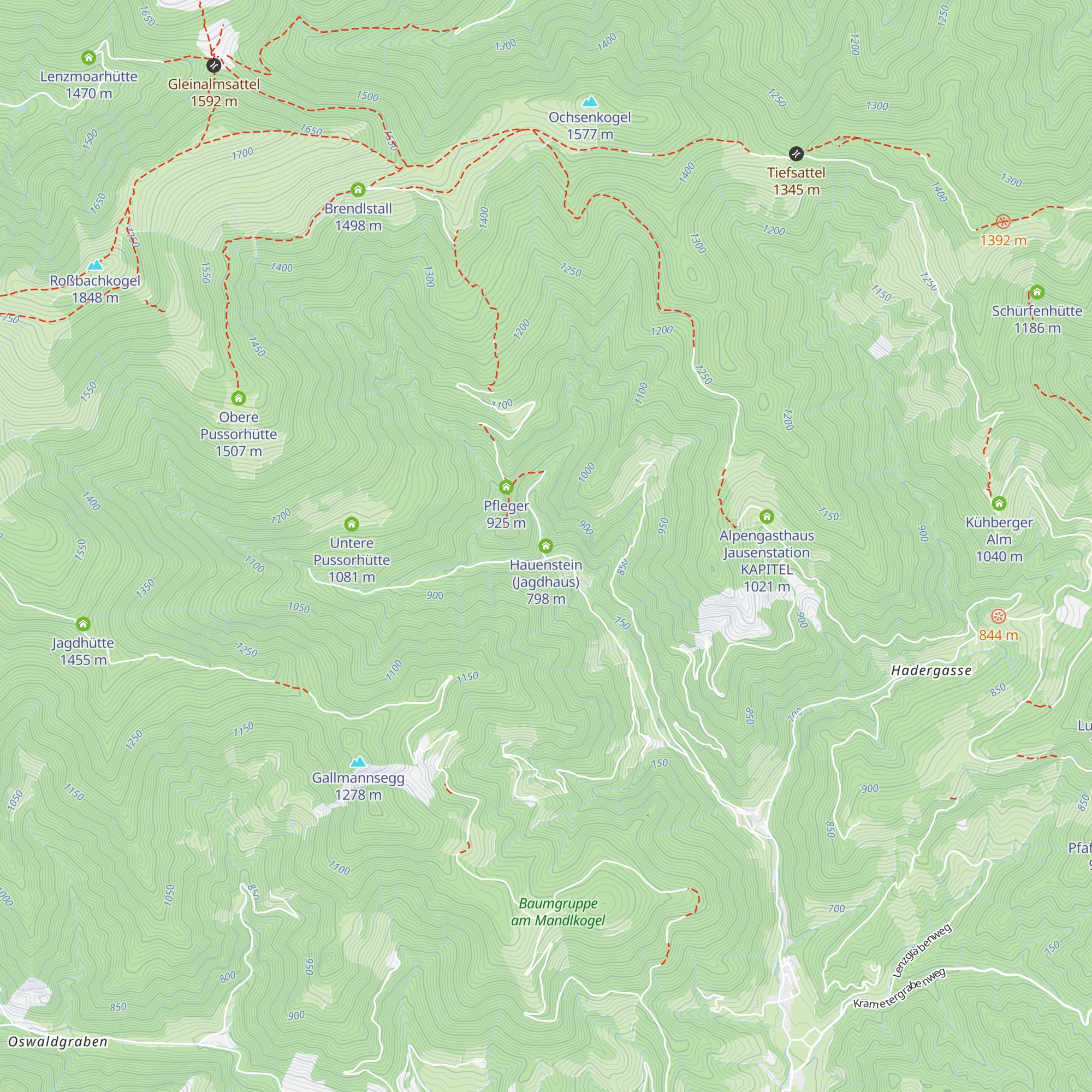 Hauenstein (Jagdhaus) map
