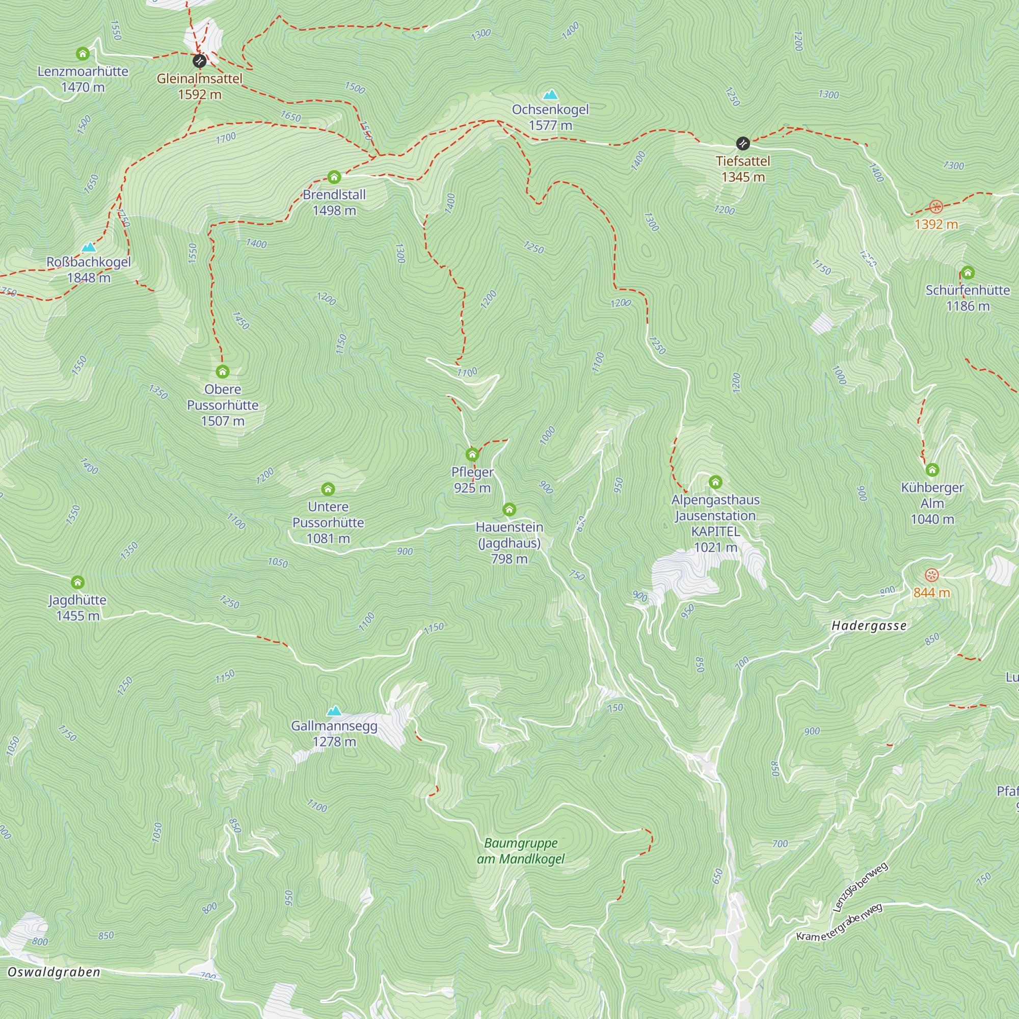 Hauenstein (Jagdhaus) map