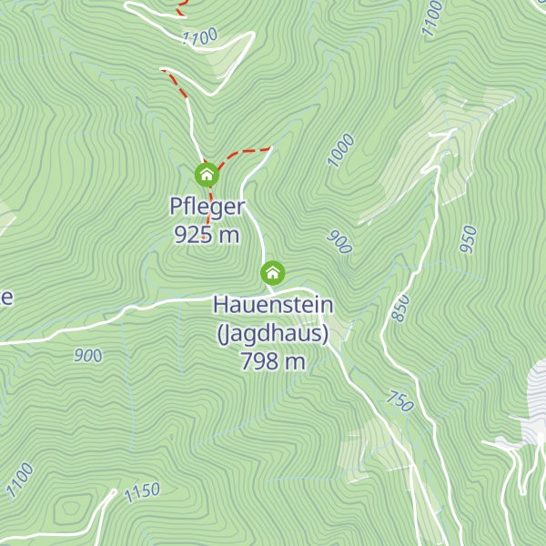 Map of Hauenstein (Jagdhaus)