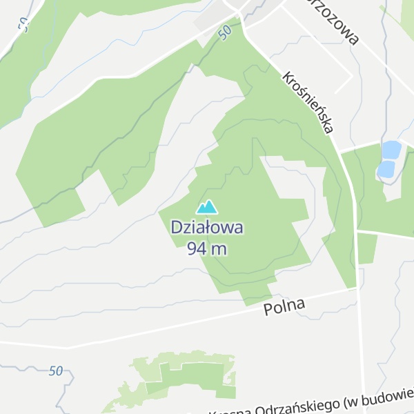 Map of Działowa