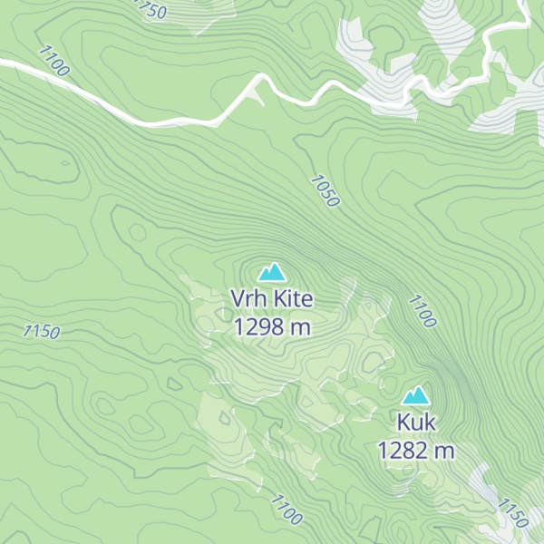 Map of Vrh Kite