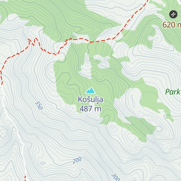 Map of Košulja