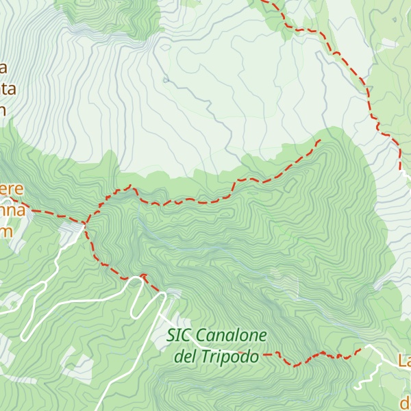 Map of Monte Fior di Cosimo