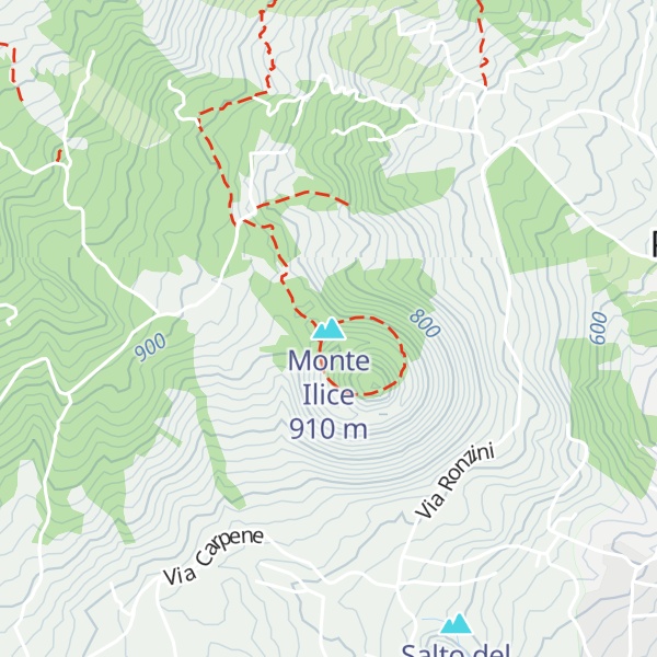 Map of Monte Ilice