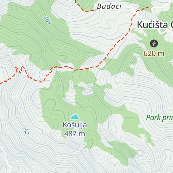 Map of Donji kuk
