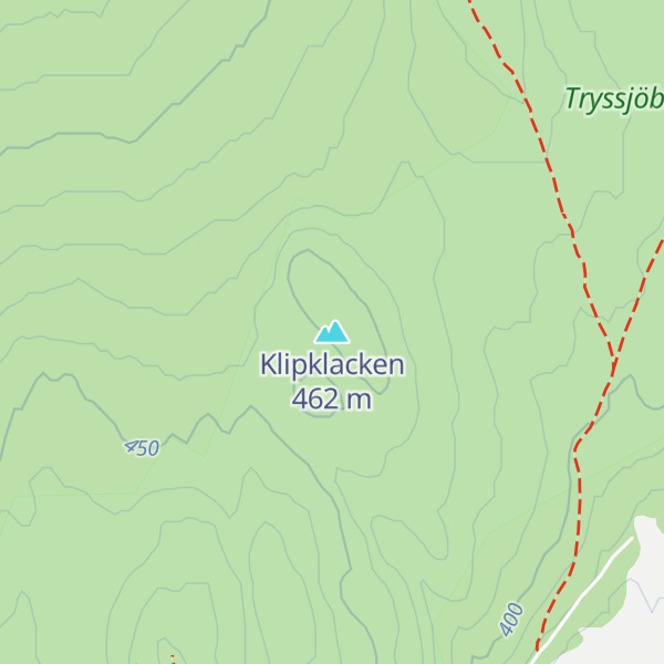 Map of Klipklacken
